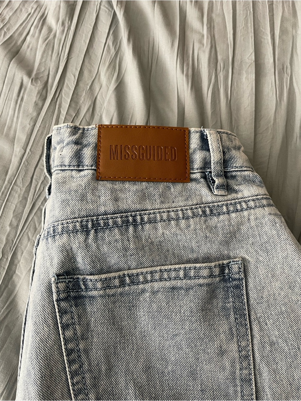 Missguided Light Blue Wide Women’s Jeans
